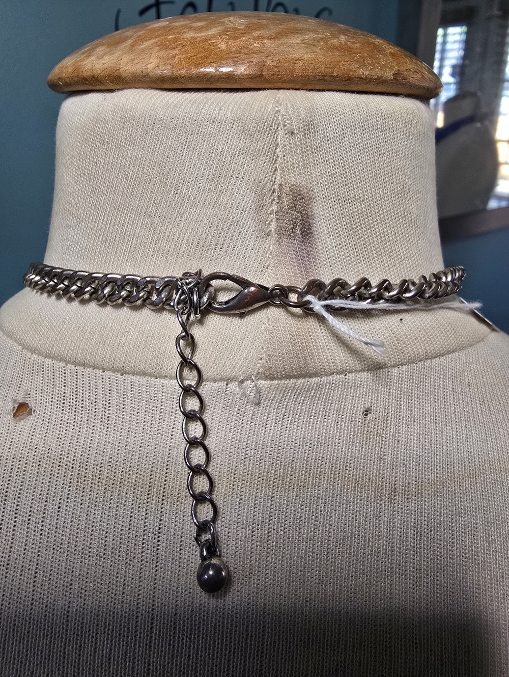 Fun Silver-tone Boho Tiered Coin Necklace - Picture 2 of 5